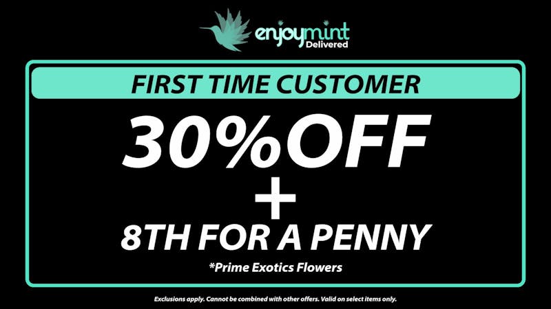 Enjoymint 30%OFF + 8TH FOR A PENNY FOR FIRST TIME CUSTOMER