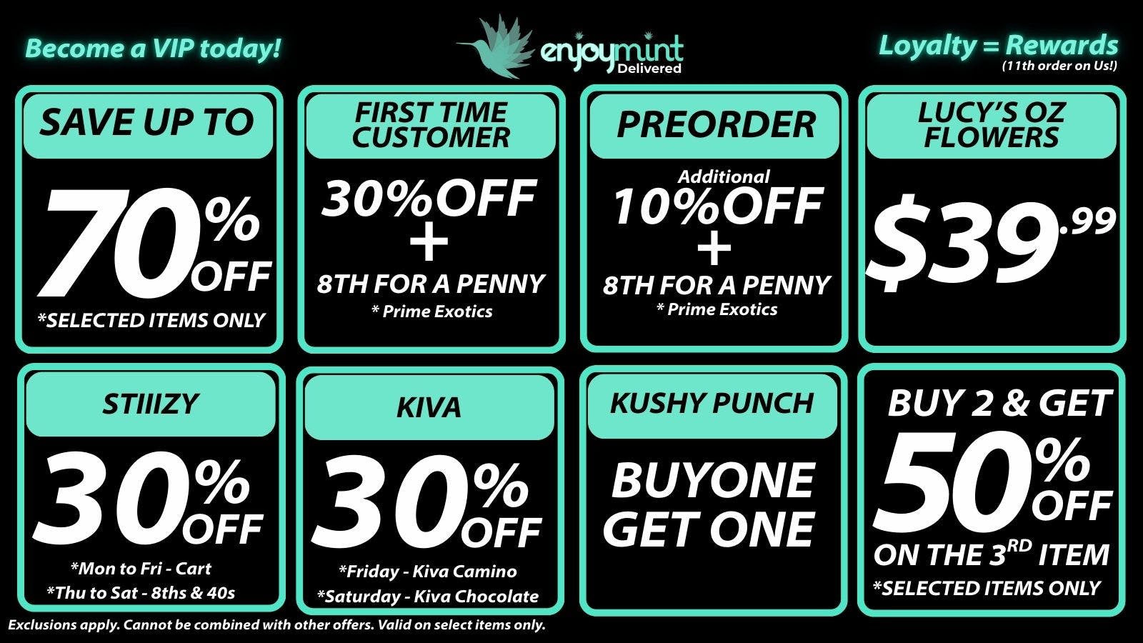 Enjoymint 70% OFF SAVINGS OZ LUCY'S