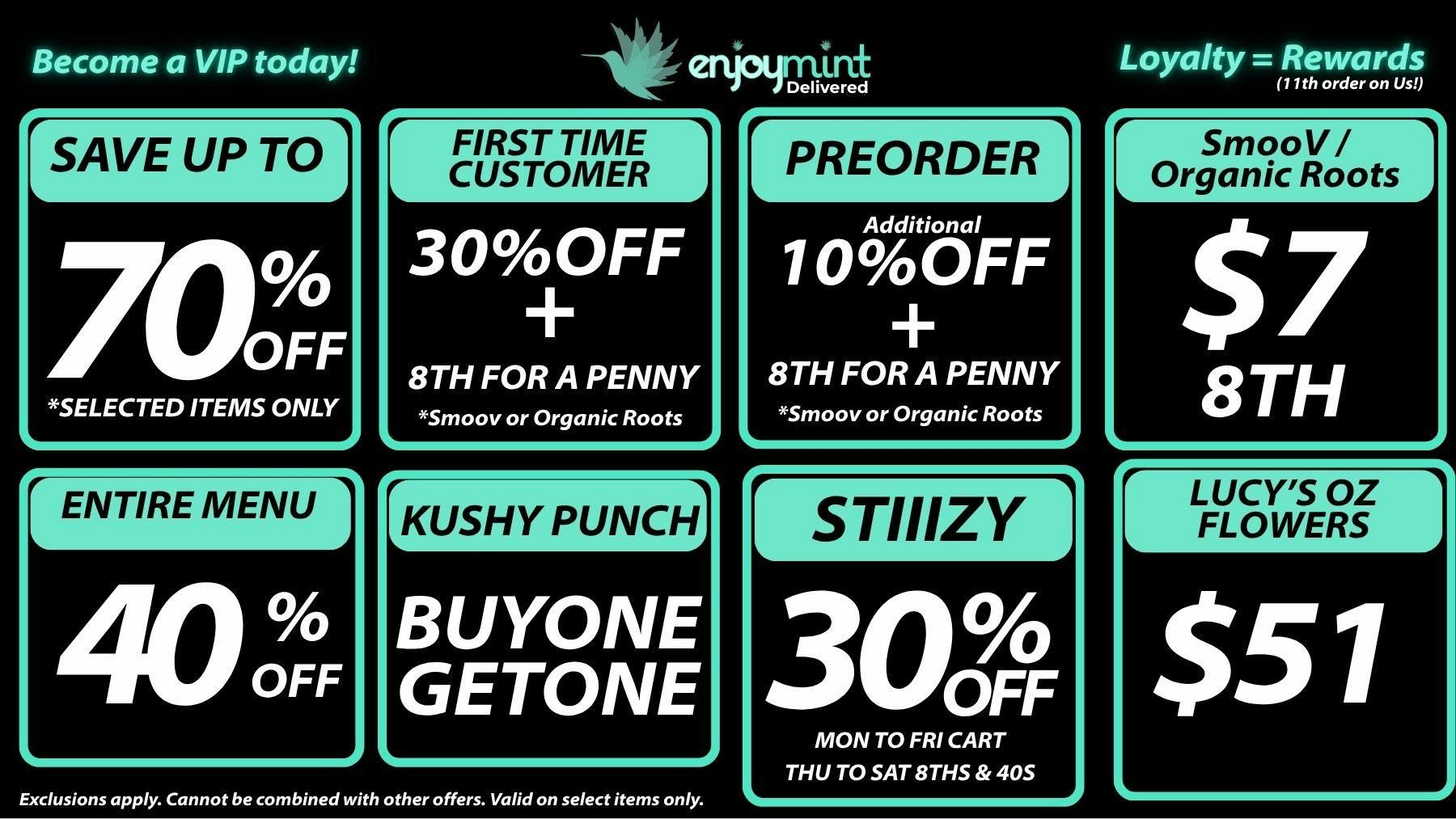 Enjoymint SAVE UP TO 70% OFF