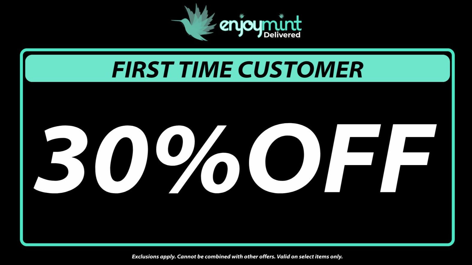 Enjoymint 30% OFF - First time Customers
