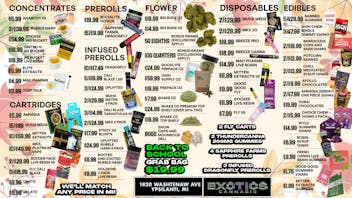 Exotics Cannabis - Ypsilanti Bundle up with these new autumn deals!