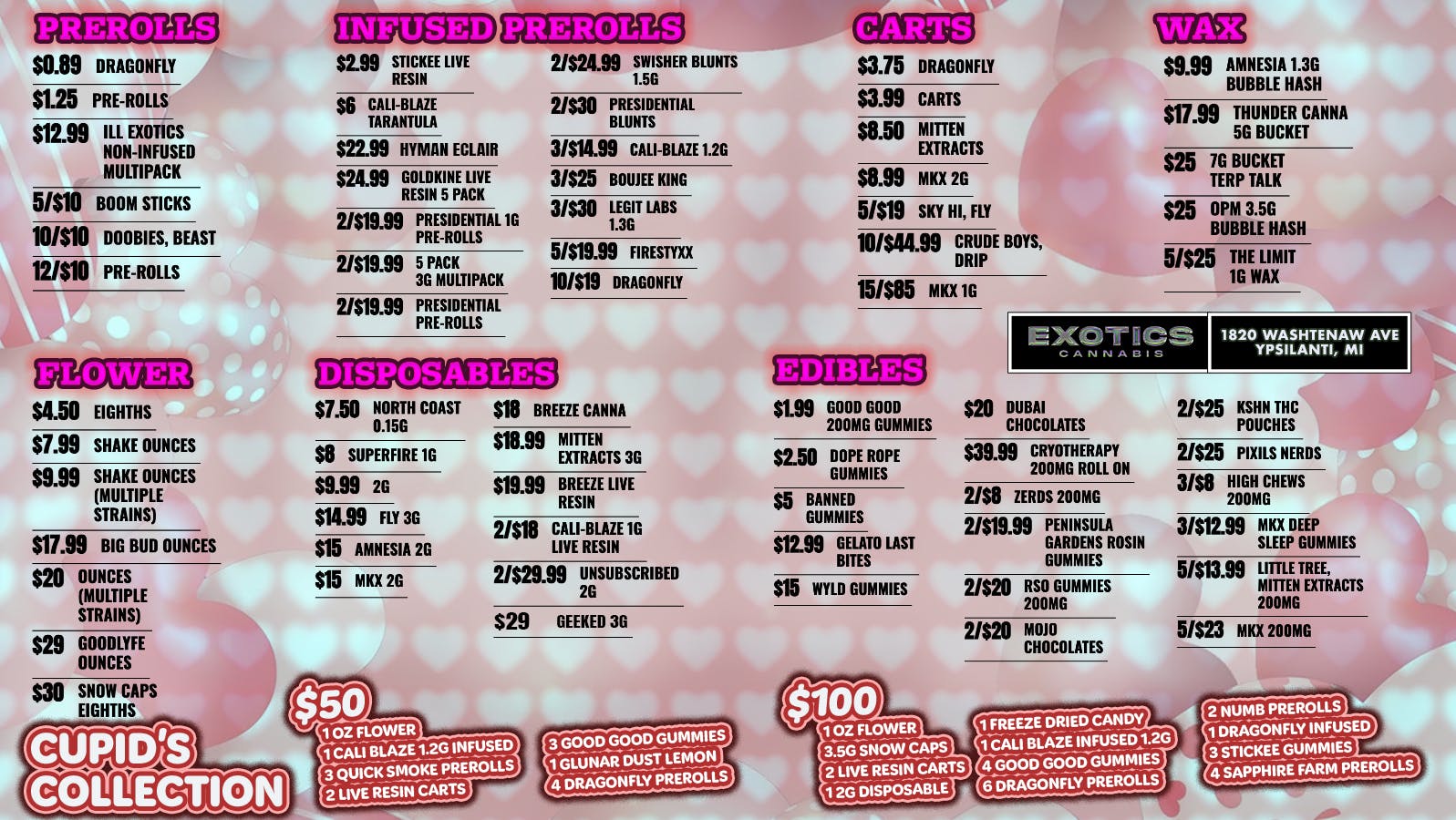 Exotics Cannabis - Ypsilanti Love is in the Air at Exotics!!