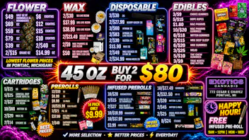 Exotics Cannabis - Pontiac NOW OPENED!! $8.99 BUD OZ🔥PONTIAC NOW OPEN🔥
