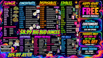 Exotics Cannabis - Pontiac NOW OPENED!! 🔥$1 BIG BUD OZ WITH $50 PURCHASE🔥PONTIAC🔥