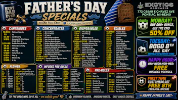 Exotics Cannabis - Pontiac NOW OPENED!! 🔥Happy Fathers Day Deals | $29.99 14G LR Bucket🍬