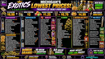 Exotics Cannabis - Pontiac NOW OPENED!! Lowest Prices in Michigan