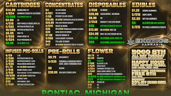 Exotics Cannabis - Pontiac NOW OPENED!! PONTIAC NOW OPEN!!!