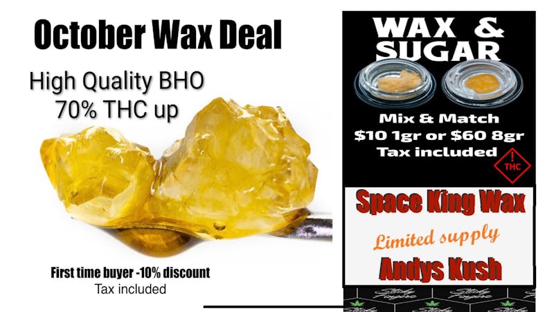 Sticky Fingerz 8 Grams of Wax for 60$ OTD