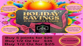 Sticky Fingerz 25$ Half Oz Or 40$ Oz OTD