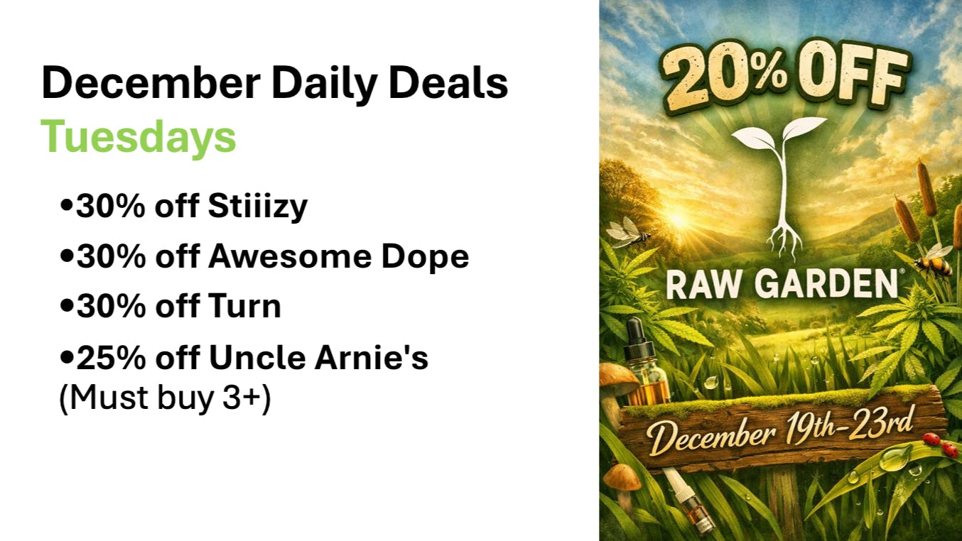 Winter Greens Delivery December: Tuesday + Raw Garden