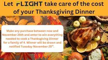 FLIGHT 420 - Roland Win a Free Thanksgiving Dinner !