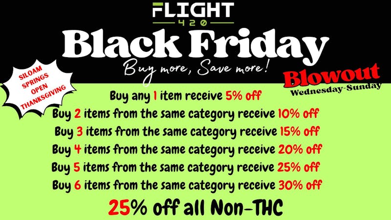 FLIGHT 420 - Roland Green Wednesday and Black Friday Blowout!