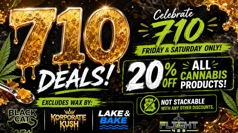 Flight 420 - West Siloam Springs 20% OFF ALL THC PRODUCTS!
