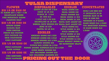 Tulsa Dispensary FALL DEALS AT TULSA DISPENSARY!
