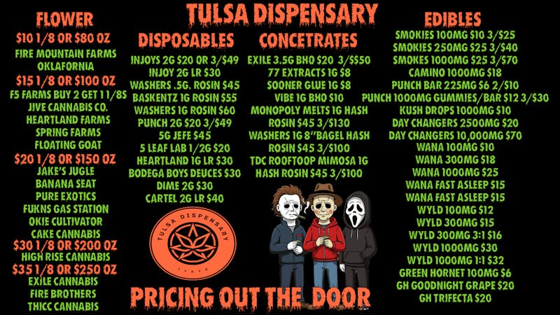 Tulsa Dispensary HALLOWEEN DEALS AT TULSA DISPENSARY!