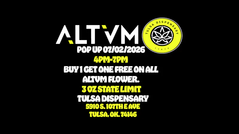 Tulsa Dispensary ALTVM CANNABIS POP UP