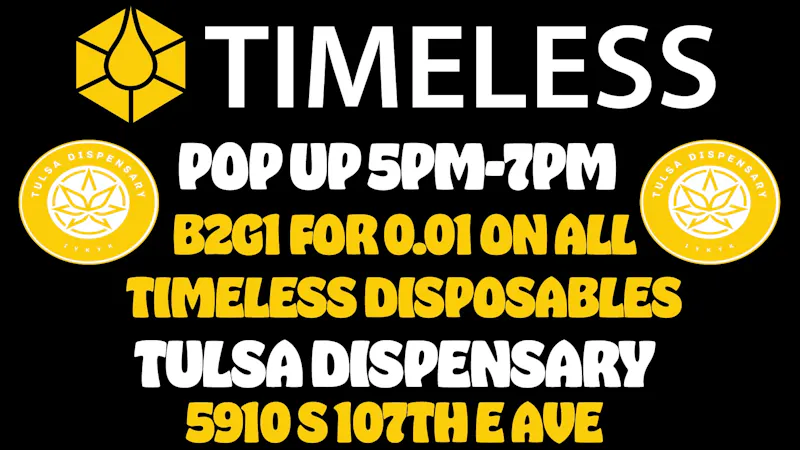 Tulsa Dispensary TIMELESS POP UP