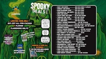 Koli Cannabis - West SPOOKIEST DEALS IN TOWN!!