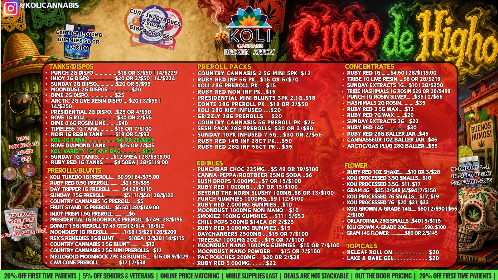 Koli Cannabis - West Cinco De Higho!