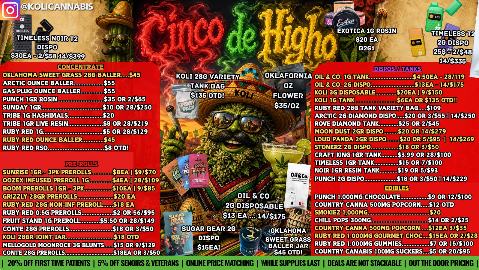 Koli Cannabis - Miami - Drive Thru Cinco De Higho!