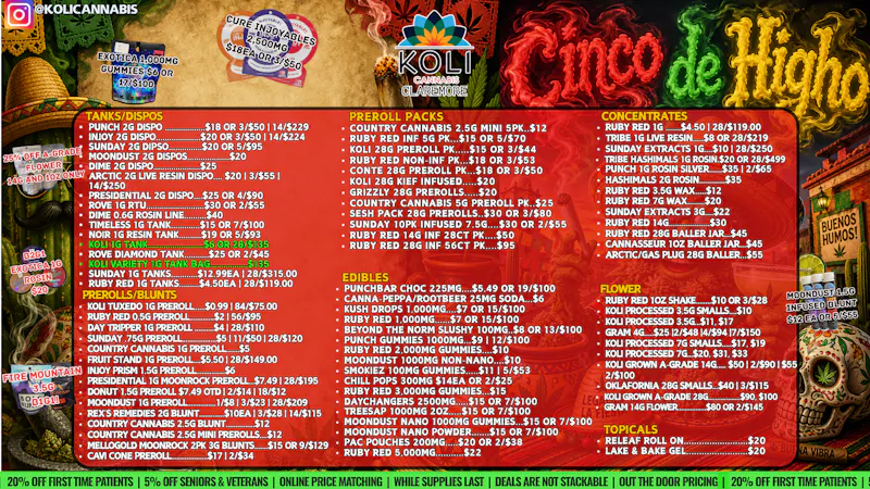 Koli Cannabis - West Happy Cinco De Higho