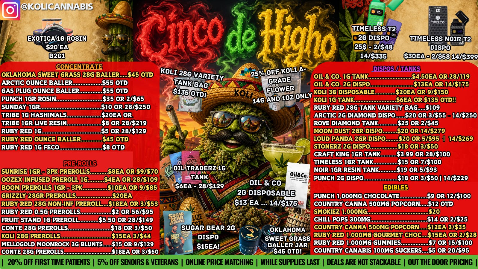 Koli Cannabis - Miami - Drive Thru Cinco De Higho!