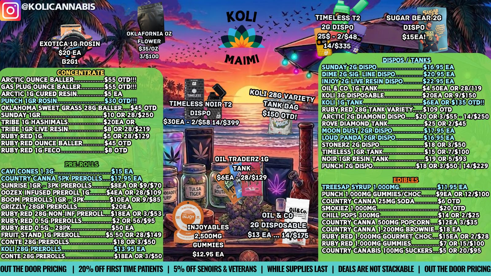 Koli Cannabis - Miami - Drive Thru HIGH ON SUMMER!!