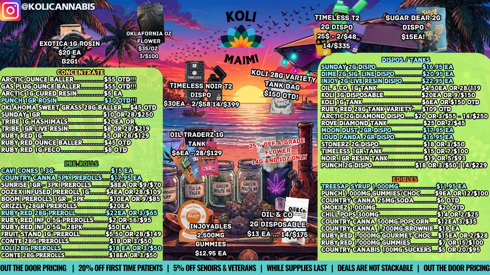 Koli Cannabis - Miami - Drive Thru HIGH ON SUMMER!!