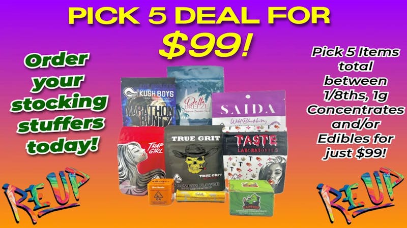 The Re-Up - Sacramento PICK 5 for $99!