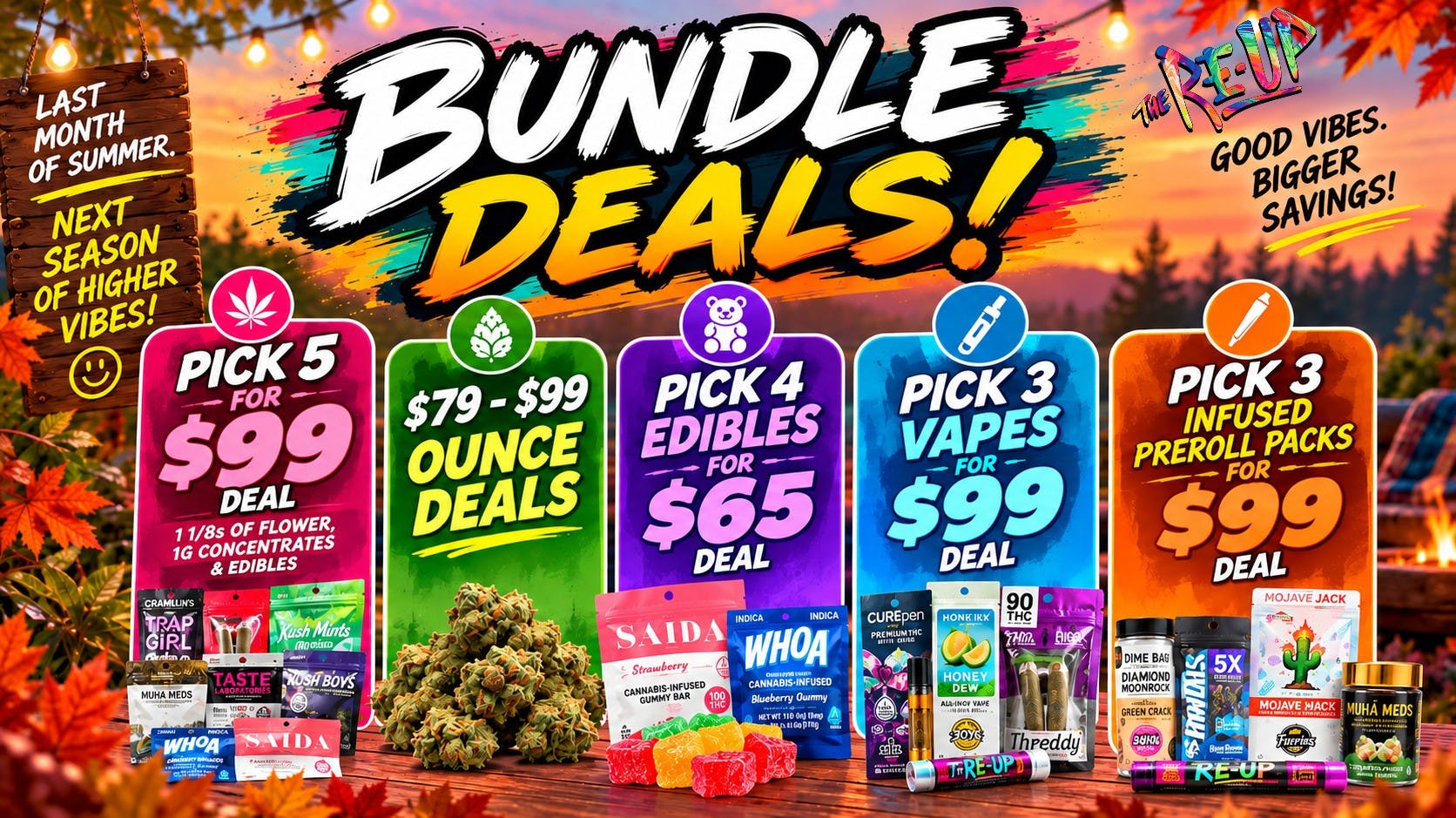 The Re-Up - Elk Grove Daily Bundles: Flower, Vapes, and Edibles