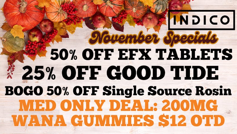 Indico November Deals!