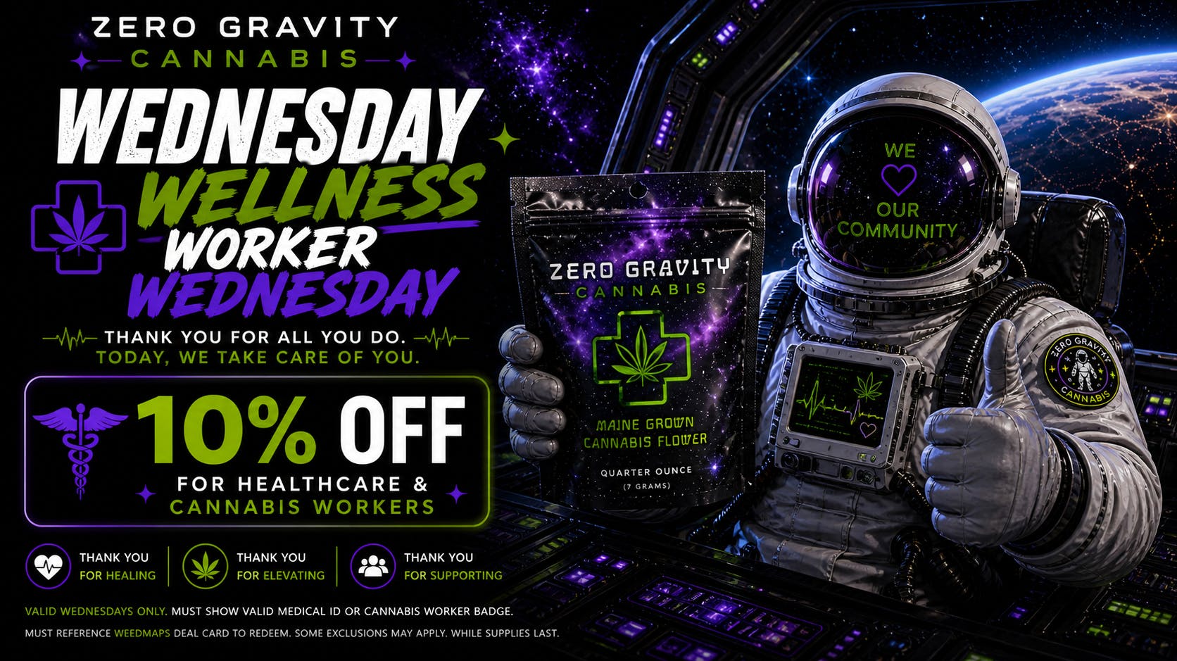 Zero Gravity Cannabis Wednesday wellness