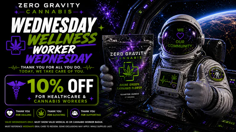 Zero Gravity Cannabis Wednesday wellness