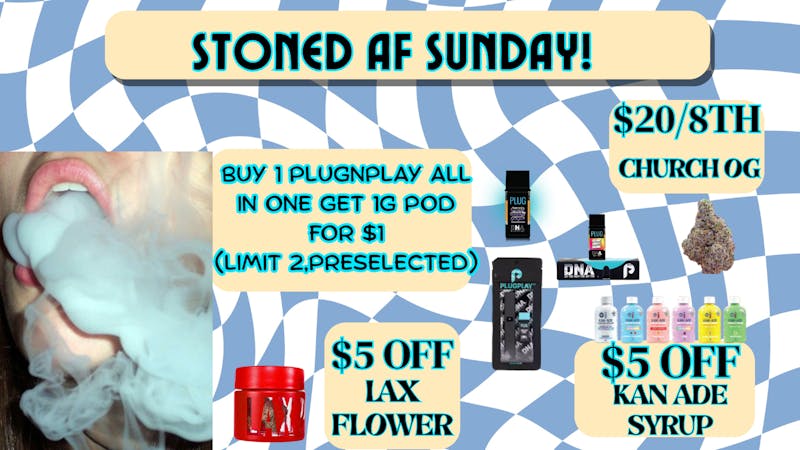 Herbal Pain Relief Center STONED AF SUNDAY!
