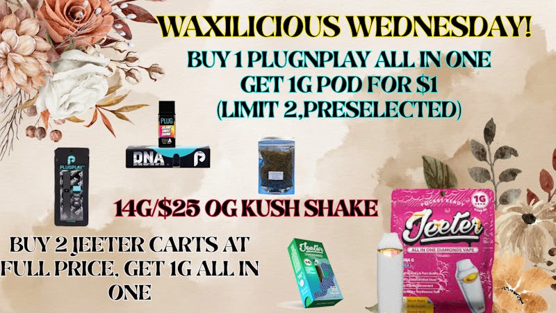 Herbal Pain Relief Center WAXILICIOUS WEDNESDAY!
