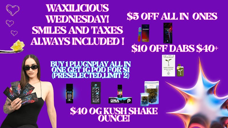 Herbal Pain Relief Center WAXILICIOUS WEDNESDAY!