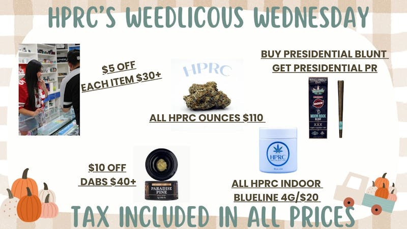Herbal Pain Relief Center HPRC WEEDLICIOUS WEDNESDAY