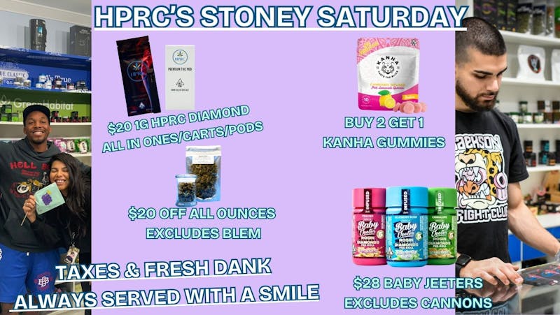Herbal Pain Relief Center HPRC'S STONEY SATURDAY