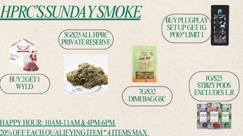 Herbal Pain Relief Center HPRC'S SUNDAY SMOKE