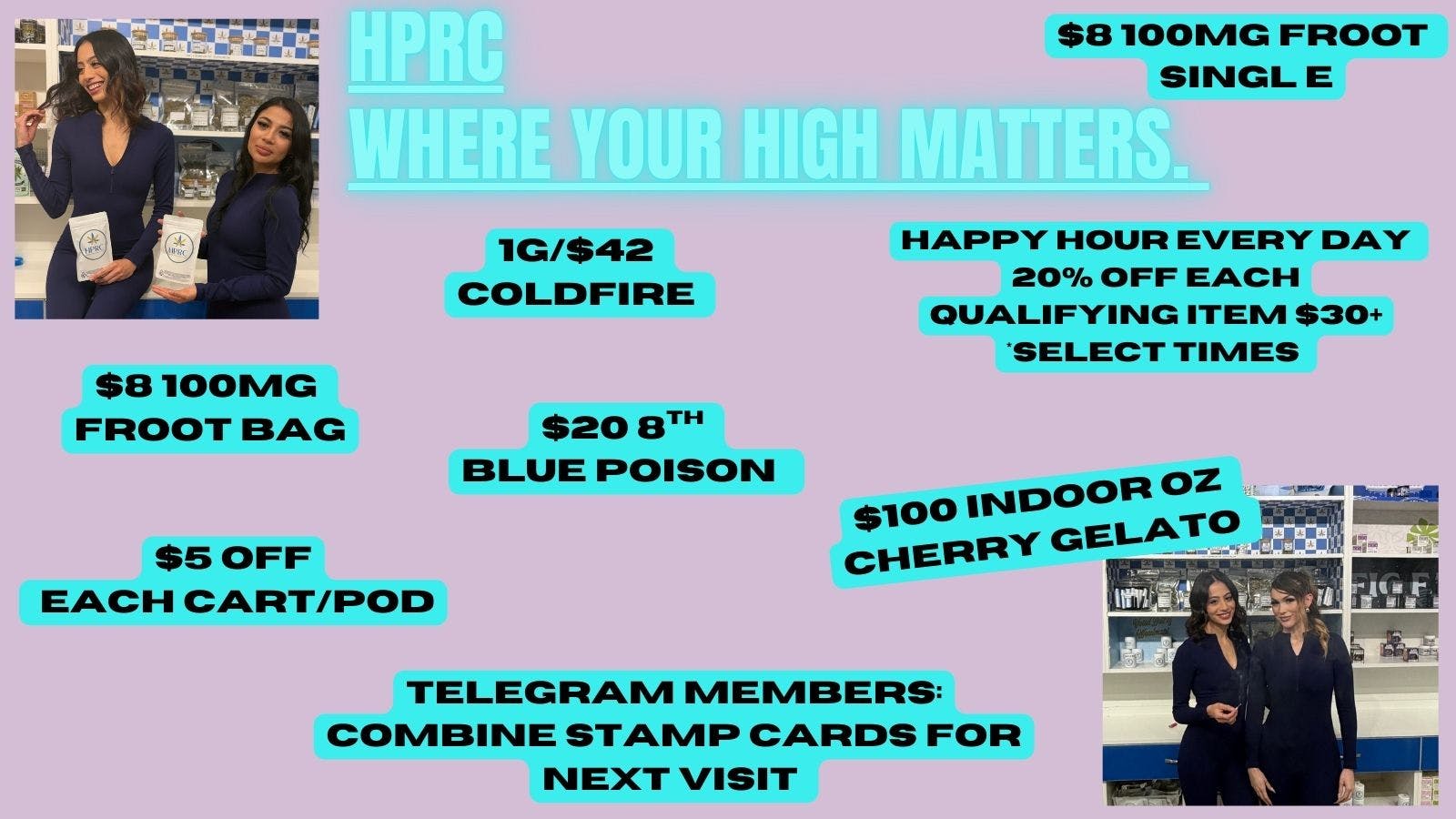 Herbal Pain Relief Center HPRC'S FADED AF FRIDAY