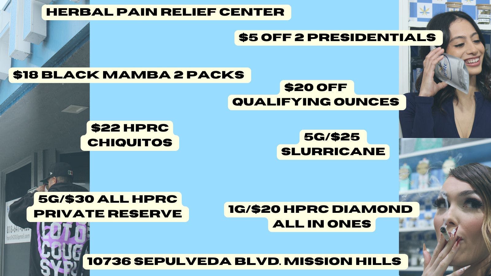 Herbal Pain Relief Center HPRC'S SATURDAY SESH