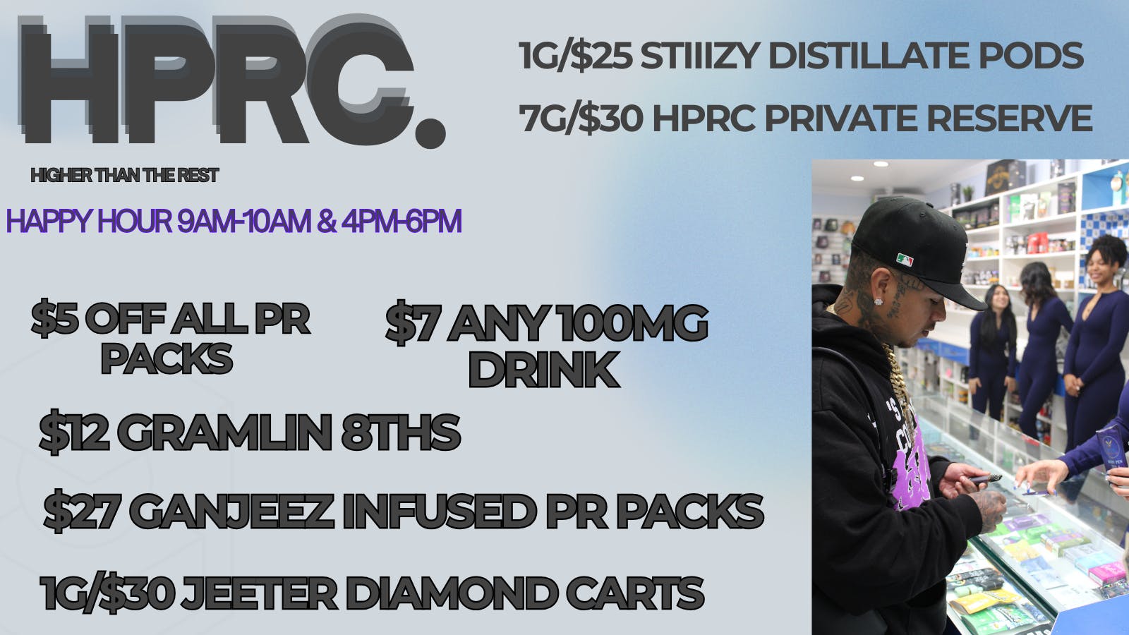 Herbal Pain Relief Center HPRC'S FADED FRIDAY