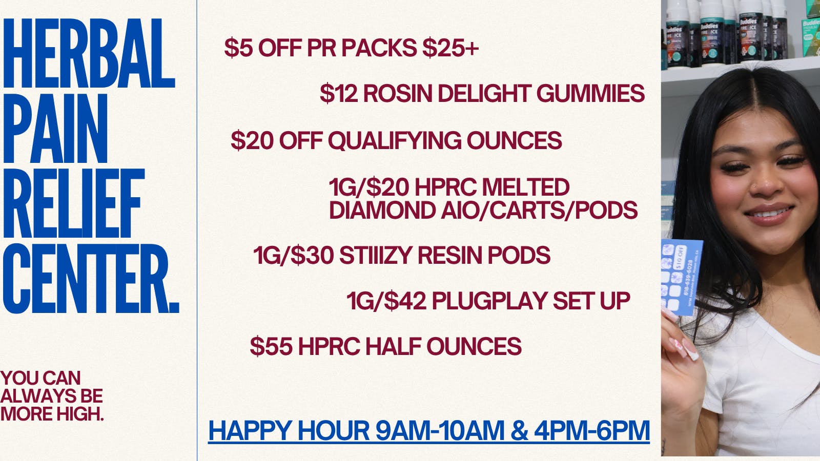 Herbal Pain Relief Center HPRC'S SMOKED OUT SATURDAY