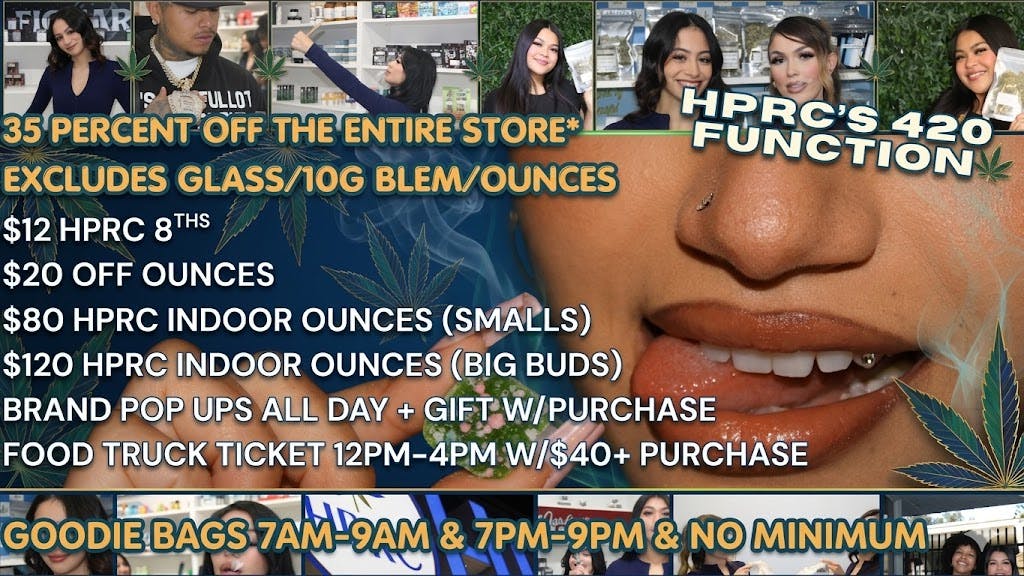 Herbal Pain Relief Center HPRC'S 420 FUNCTION