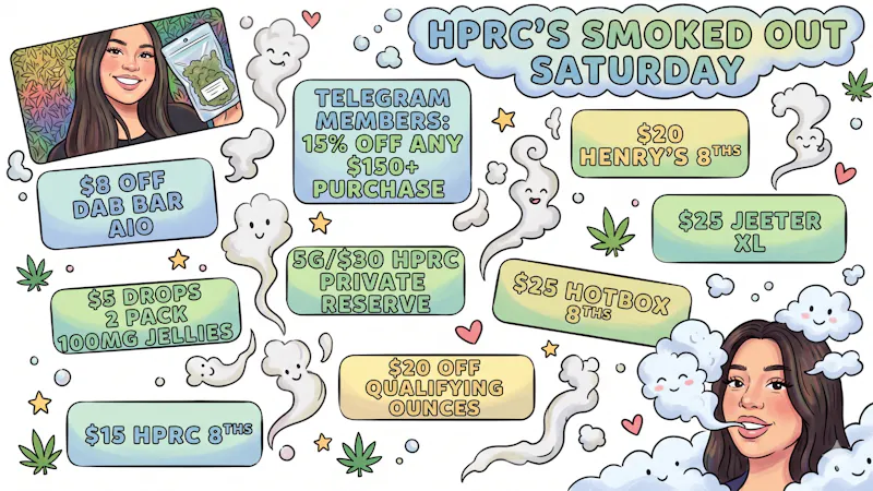 Herbal Pain Relief Center HPRC'S SMOKED OUT SATURDAY
