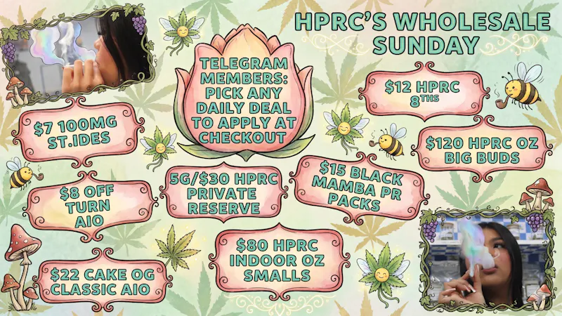 Herbal Pain Relief Center HPRC'S WHOLESALE SUNDAY