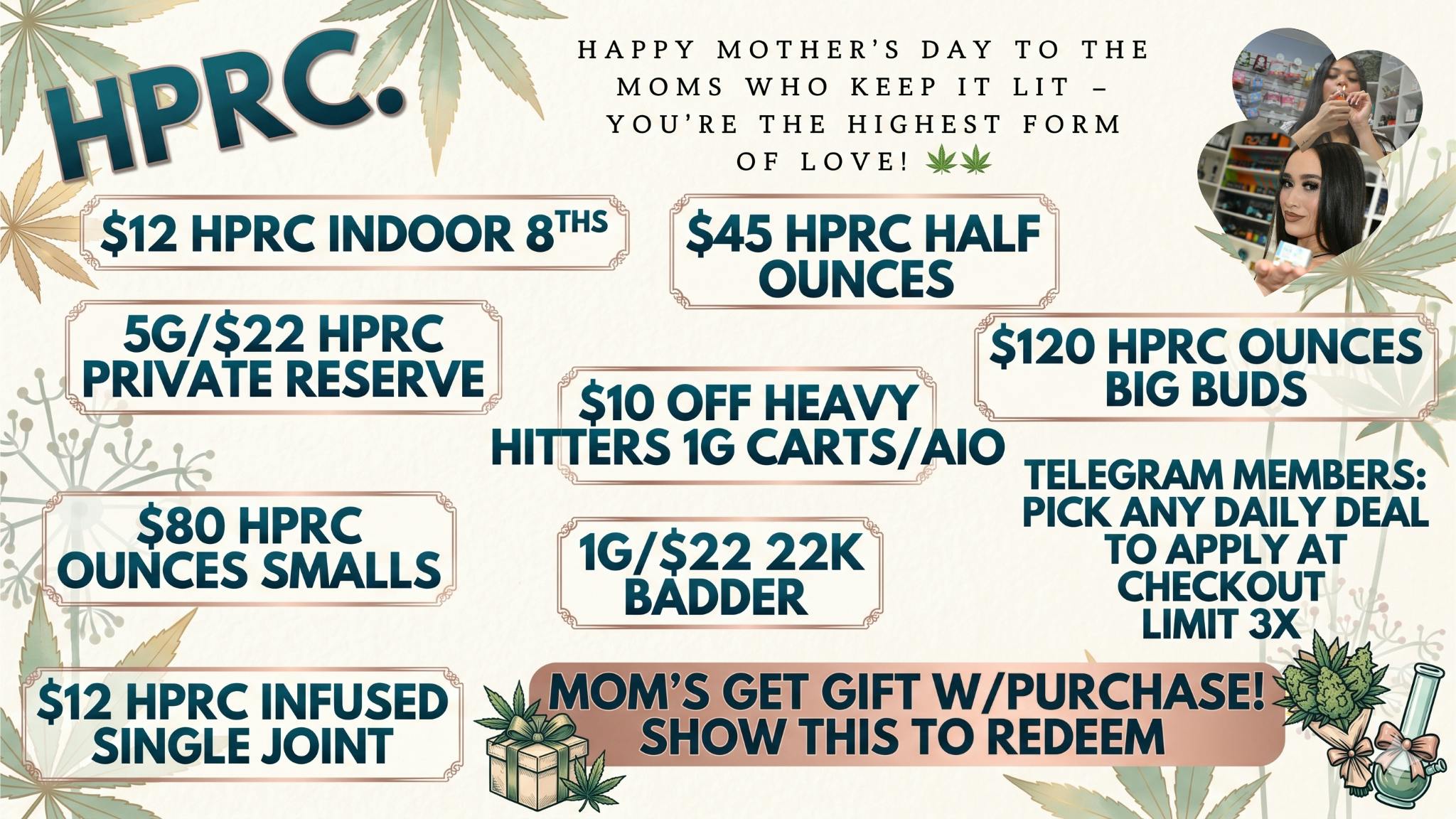 Herbal Pain Relief Center $45 HPRC INDOOR HALF OUNCES!