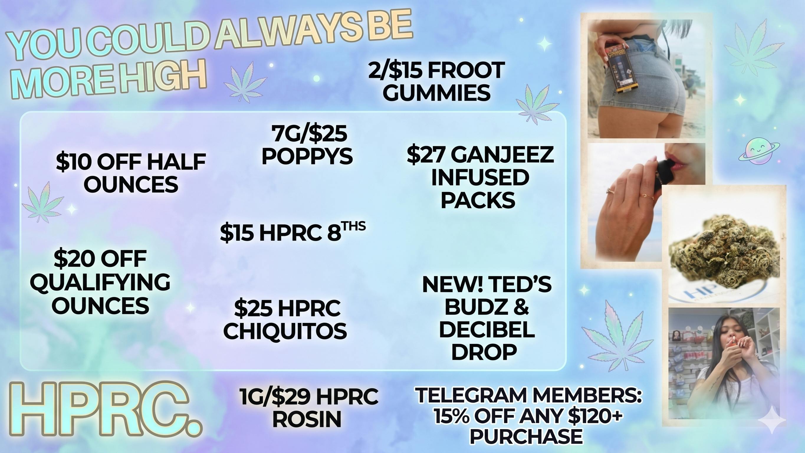 Herbal Pain Relief Center HPRC'S SATURDAY SESH