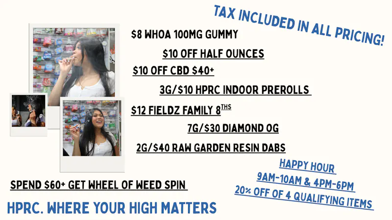 Herbal Pain Relief Center HPRC'S WHEEL OF WEED THURSDAY