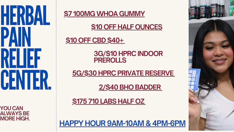 Herbal Pain Relief Center HPRC'S WHEEL OF WEED THURSDAY